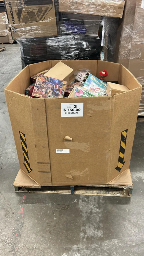 Overstock Christmas Decorations Pallet