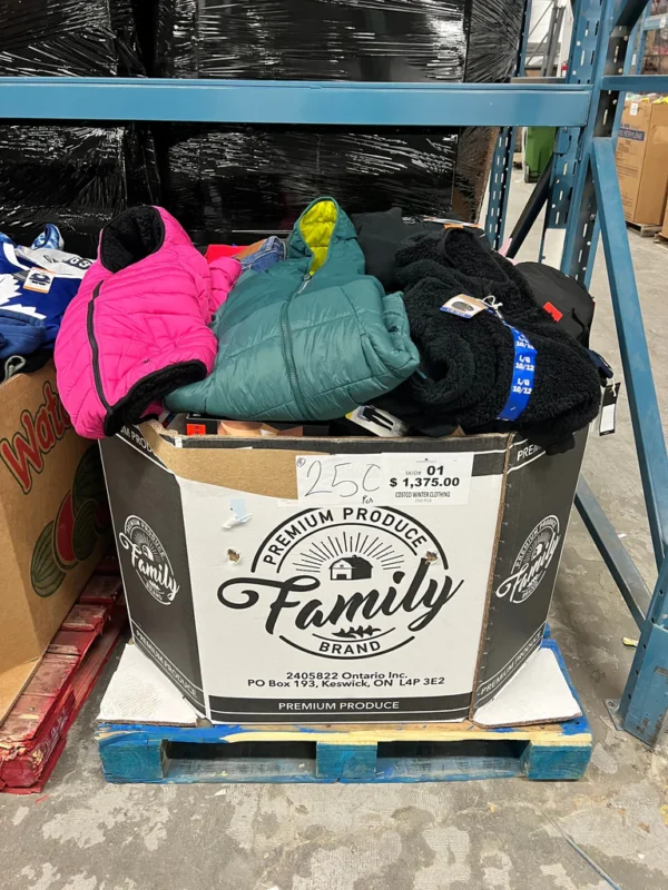 Winter Costco Clothing #1 | 250pcs | Liquidation Wholesale Pallet