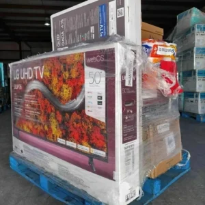 Branded LCD & LED TV Pallet wholesale inventory for resellers